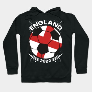 England Flag Soccer Football Team Hoodie